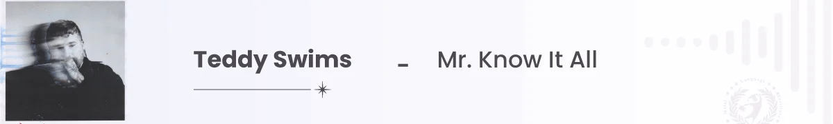 آهنگ انگلیسی Mr. Know It All