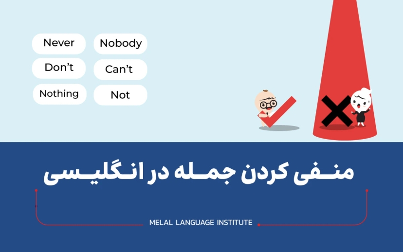منفی کردن جمله در انگلیسی