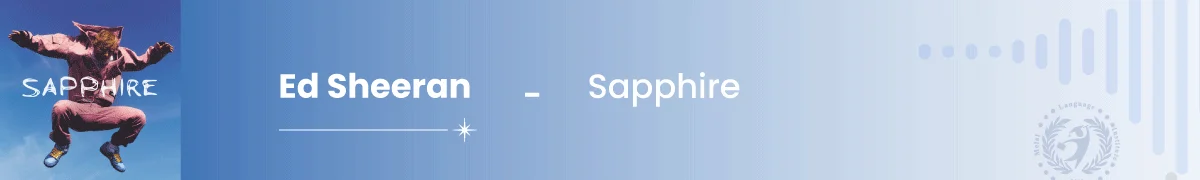 آهنگ انگلیسی Sapphire
