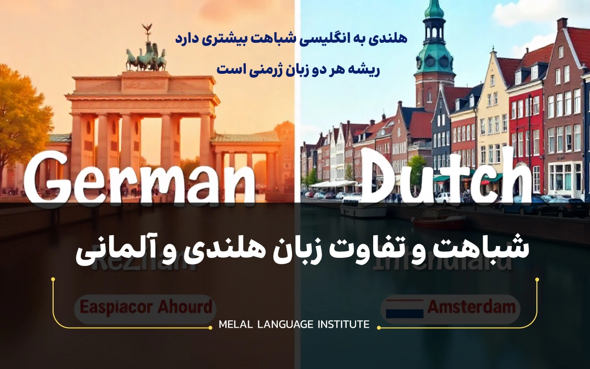 شباهت و تفاوت زبان هلندی و آلمانی